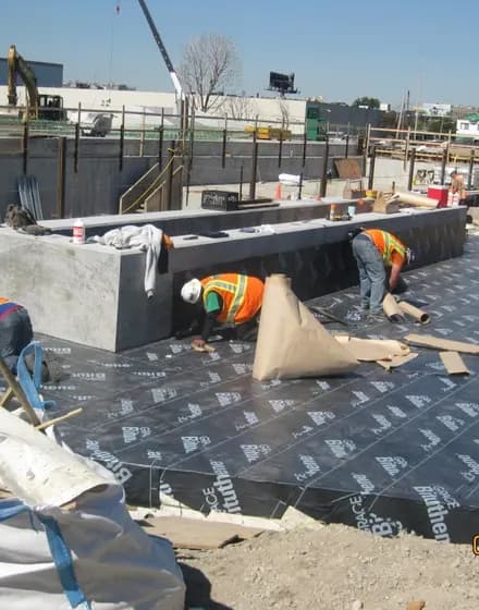 Protected roof surface